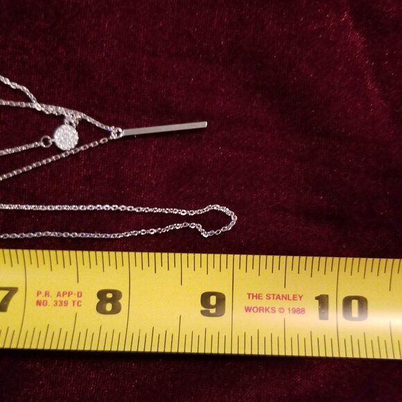 NWOT S925 triple chain necklace - Picture 8 of 9